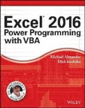 Excel 2016 Power Programming with VBA | 1:a upplagan