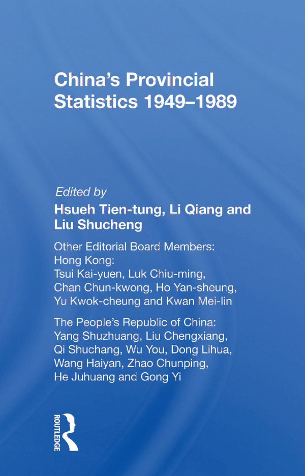 China's Provincial Statistics, 1949-1989 | 1:a upplagan