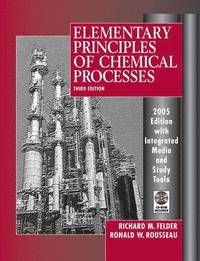 Elementary Principles of Chemical Processes, 3rd Update Edition