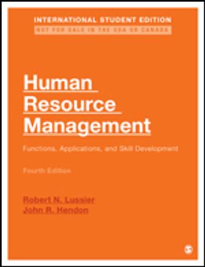 Human Resource Management - International Student Edition | 4:e upplagan