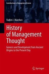 History of Management Thought