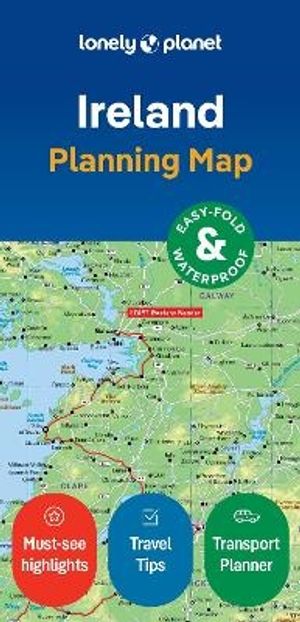 Lonely Planet Ireland Planning Map