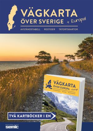 Vägkarta över Sverige + Europa