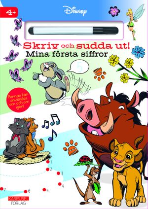 Disney - Skriv och sudda ut! Mina första siffror