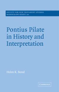 Pontius Pilate in History and Interpretation | 0:e upplagan