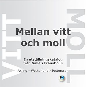 Mellan vitt och moll : en utställningskatalog från Galleri FrausOculi | 1:a upplagan