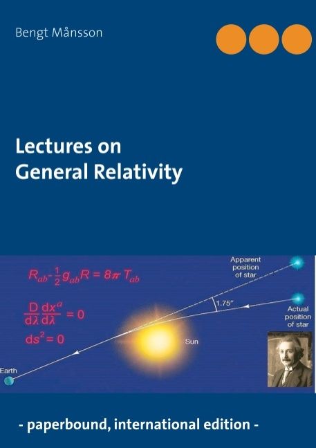 Lectures on General Relativity : - paperbound edition - | 1:a upplagan