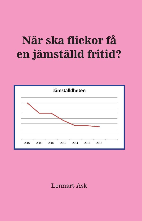 När ska flickor få en jämställd fritid? | 0:e upplagan
