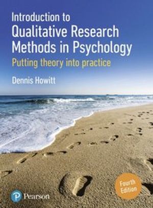 Introduction to Qualitative Research Methods in Psychology | 4:e upplagan