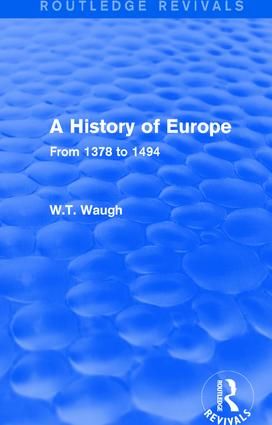 A History of Europe | 1:a upplagan