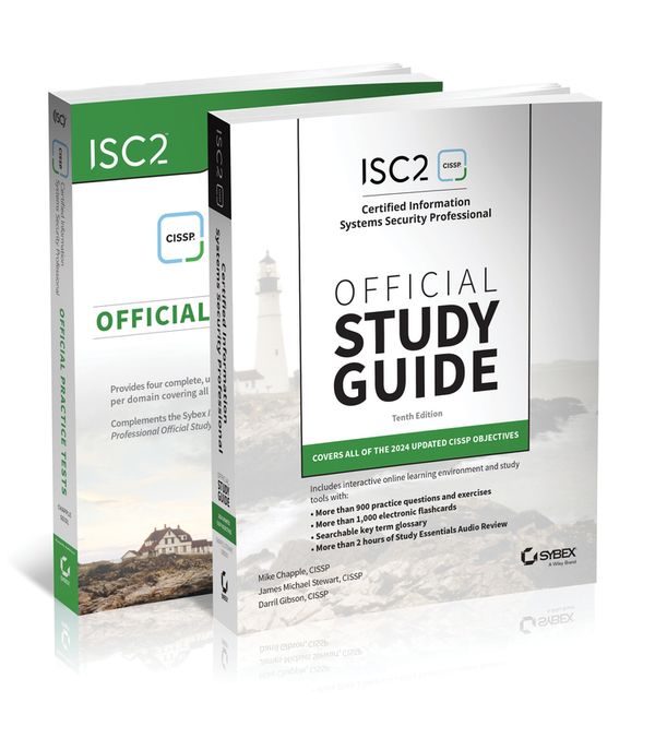 ISC2 CISSP Certified Information Systems Security Professional Official Study Guide & Practice Tests Bundle | 4:e upplagan