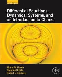 Differential Equations, Dynamical Systems, and an Introduction to Chaos | 1:a upplagan