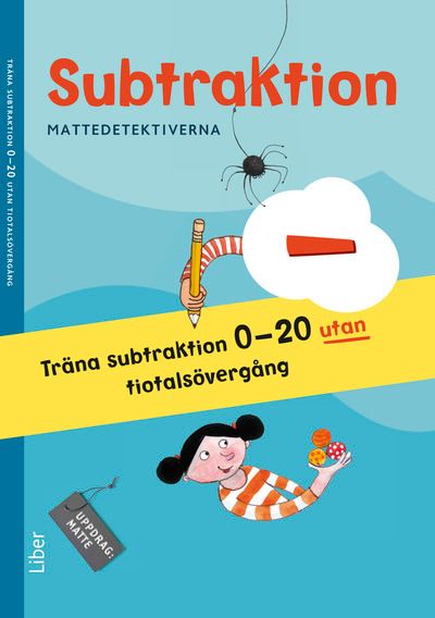 Mattedetektiverna Träna Subtraktion 0-20 utan tiotalsövergång 10-pack | 1:a upplagan