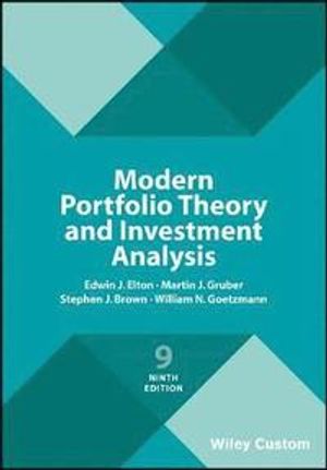 Modern Portfolio Theory and Investment Analysis | 9:e upplagan