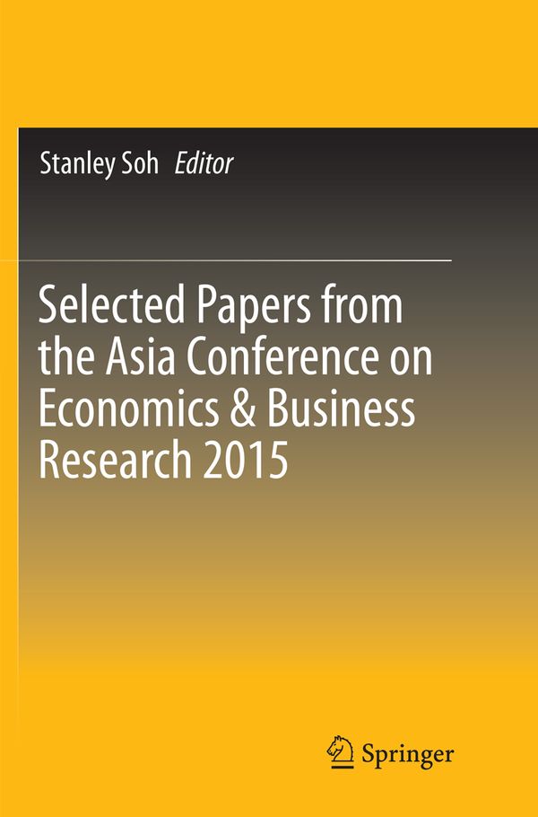 Selected Papers from the Asia Conference on Economics & Business Research 2015 | 1:a upplagan