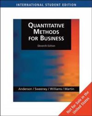 Quantitative Methods for Business, International Edition (with Student CD-ROM) | 11:e upplagan