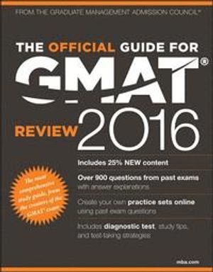 The Official Guide for GMAT Review 2016 with Online Question Bank and Exclusive Video | 1:a upplagan