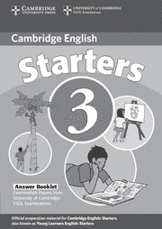 Cambridge young learners english tests starters 3 answer booklet - examinat