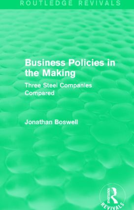 Business Policies in the Making (Routledge Revivals) | 1:a upplagan