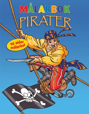 Målarbok pirater | 1:a upplagan