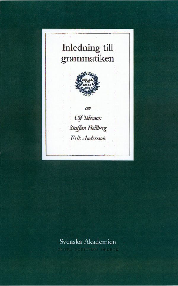 Inledning till grammatiken | 2:a upplagan