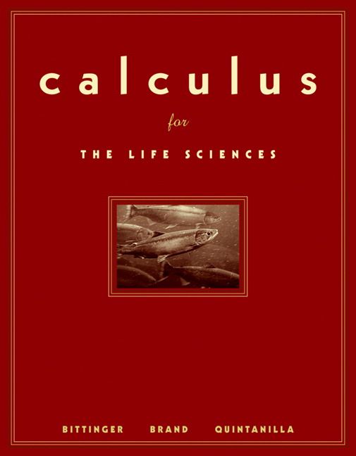Calculus for the Life Sciences | 0:e upplagan