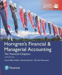 Horngren's Financial & Managerial Accounting, The Financial Chapters plus MyAccountingLab with Pearson eText, Global Edition | 6:e upplagan