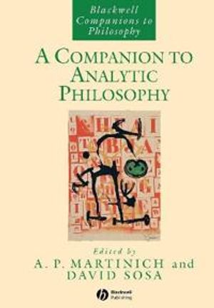 A Companion to Analytic Philosophy | 1:a upplagan