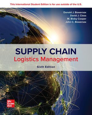 Supply Chain Logistics Management ISE | 6:e upplagan