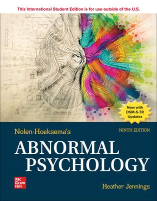 Abnormal Psychology ISE | 9:e upplagan