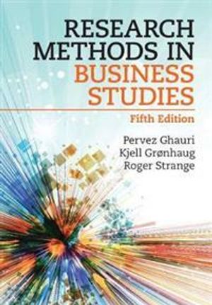 Research Methods in Business Studies | 5:e upplagan