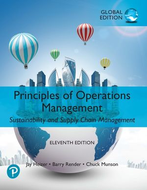 Principles of Operations Management: Sustainability and Supply Chain Management plus Pearson MyLab Economics with Pearson eText, | 11:e upplagan