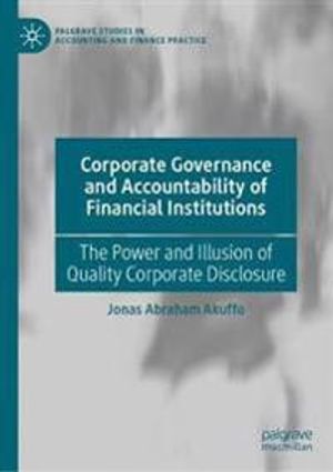 Corporate Governance and Accountability of Financial Institutions | 1:a upplagan