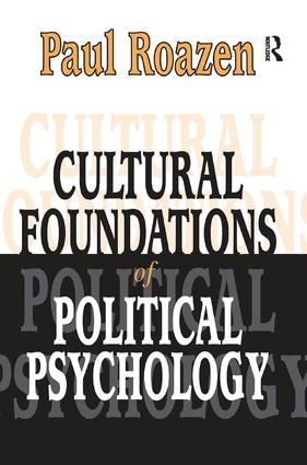 Cultural Foundations of Political Psychology | 1:a upplagan