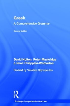 Greek: A Comprehensive Grammar of the Modern Language | 2:a upplagan