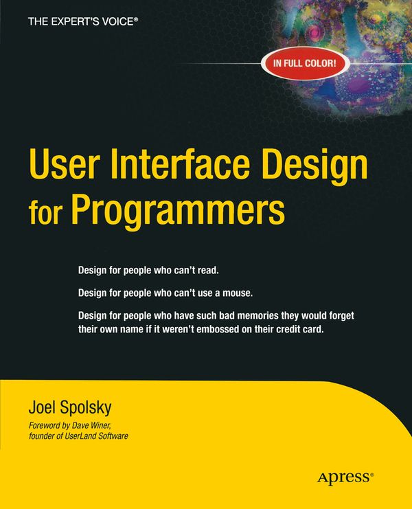 User Interface Design for Programmers | 1:a upplagan