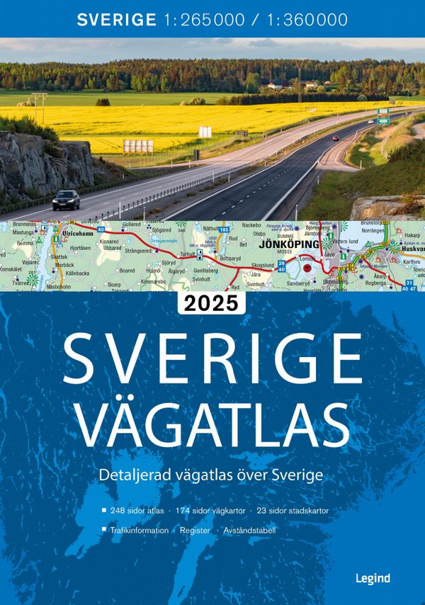 Sverige vägatlas 2025 | 0:e upplagan
