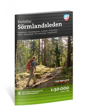 Kartatlas Sörmlandsleden 1:50 000