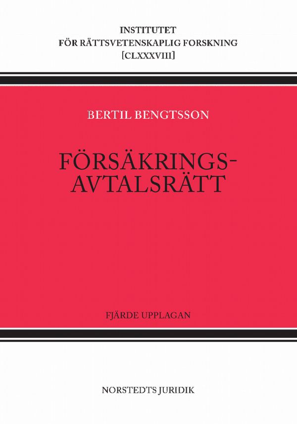 Försäkringsavtalsrätt | 4:e upplagan