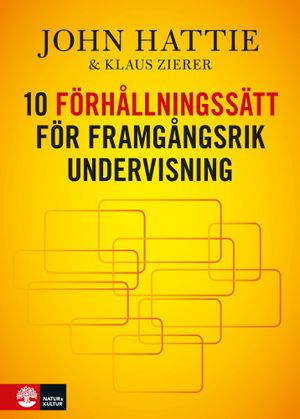 10 förhållningssätt för framgångsrik undervisning | 1:a upplagan