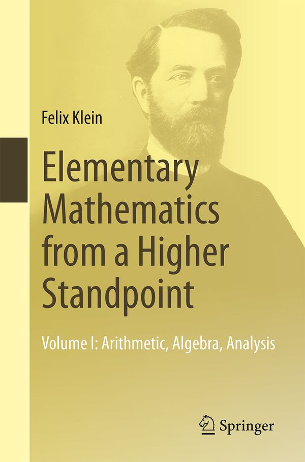 Elementary Mathematics from a Higher Standpoint | 1:a upplagan