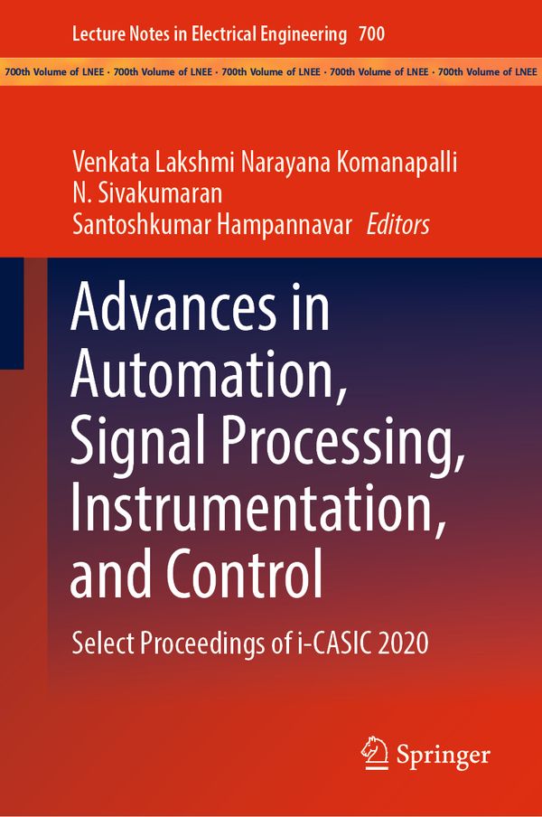 Advances in Automation, Signal Processing, Instrumentation, and Control | 1:a upplagan