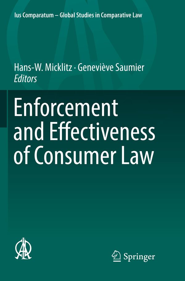 Enforcement and Effectiveness of Consumer Law | 1:a upplagan