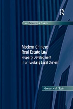 Modern Chinese Real Estate Law | 1:a upplagan
