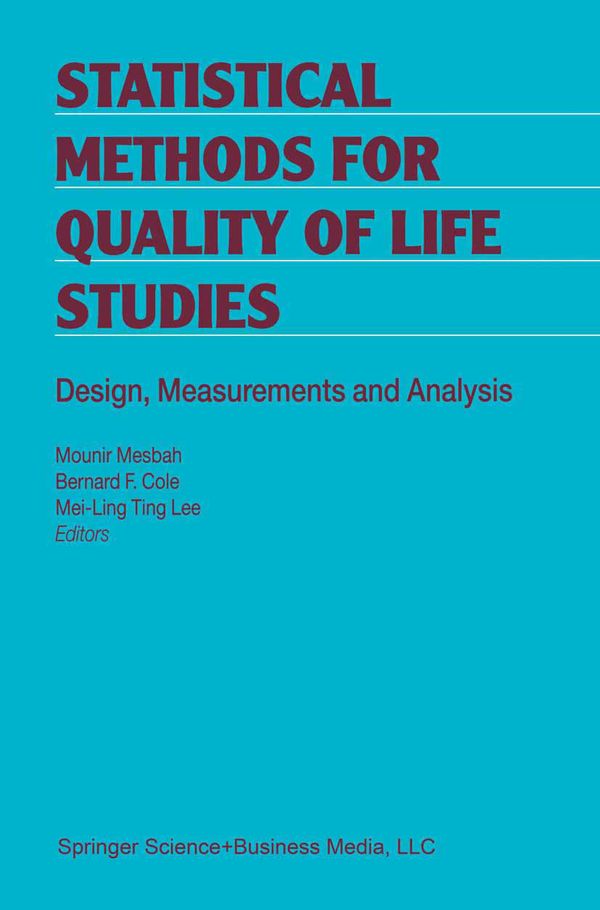 Statistical Methods for Quality of Life Studies | 0:e upplagan