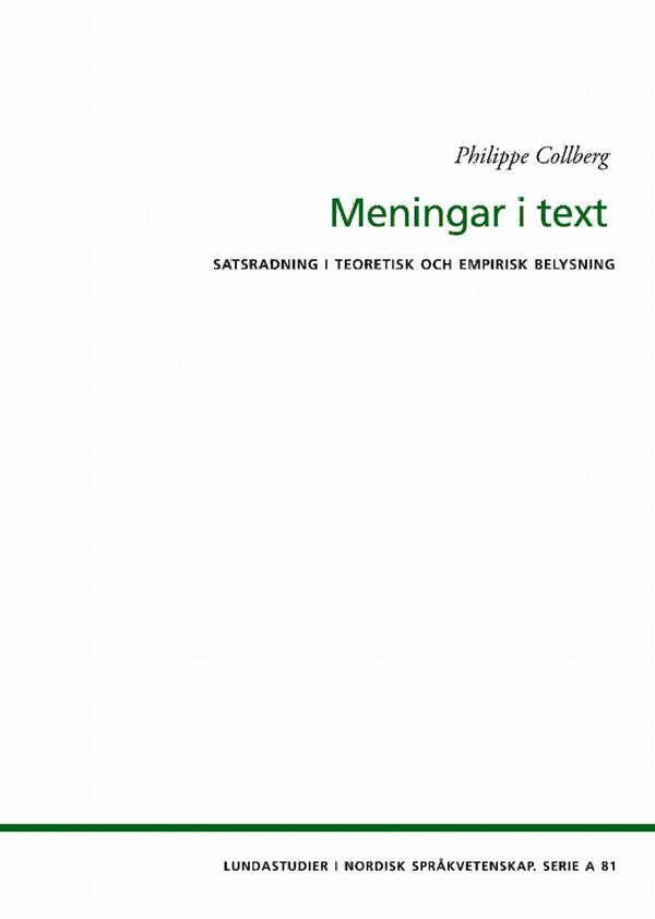 Meningar i text | 0:e upplagan