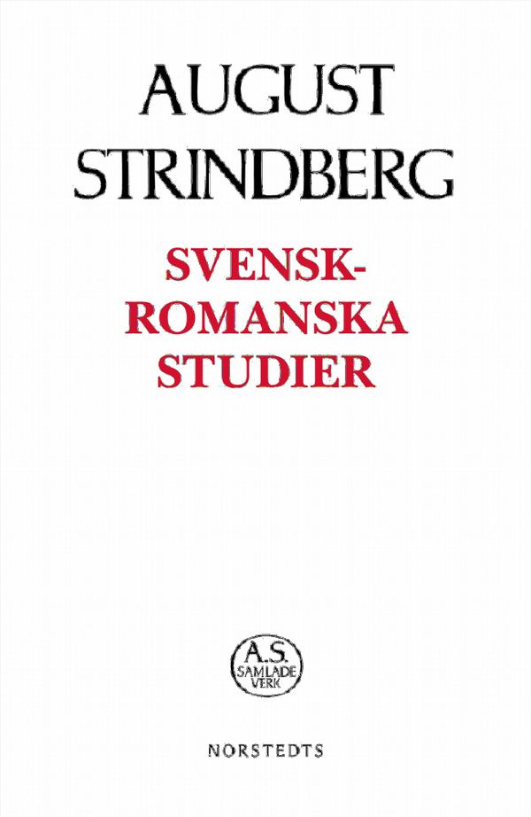 Svensk-romanska studier | 1:a upplagan