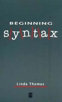 Beginning syntax | 0:e upplagan