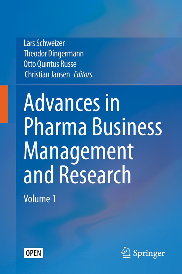 Advances in Pharma Business Management and Research | 1:a upplagan