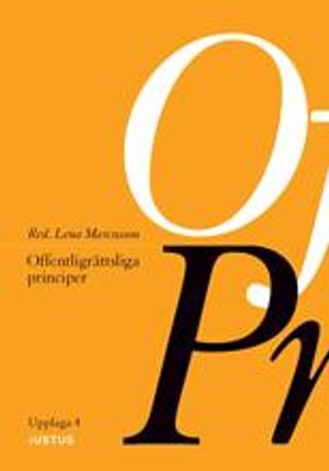 Offentligrättsliga principer | 4:e upplagan